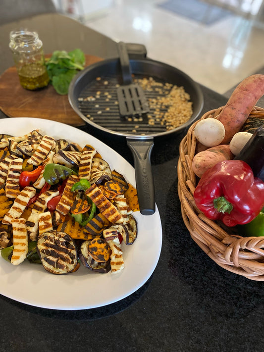 Grilled Vegetable & Haloumi Salad