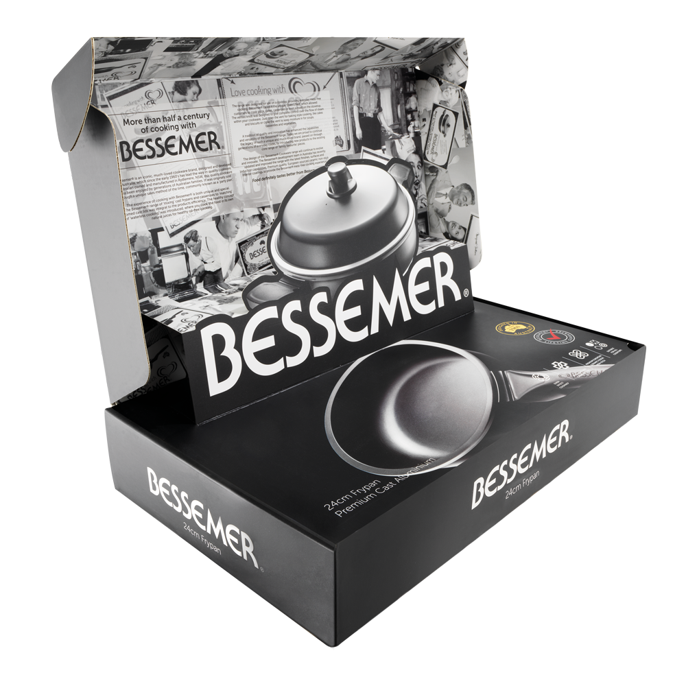 Bessemer Black Frypan 24cm
