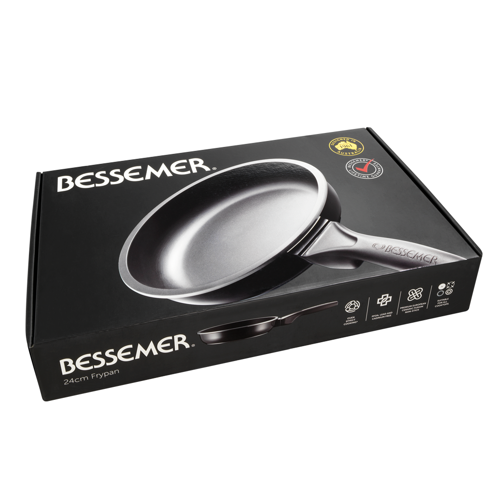 Bessemer Black Frypan 24cm