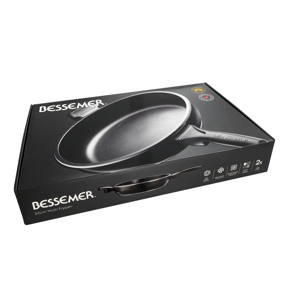 Bessemer Black Multi Frypan 32cm