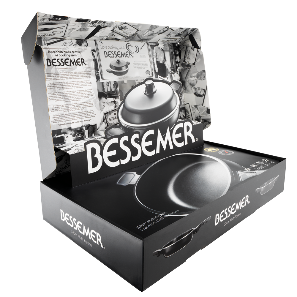 Bessemer Black Multi Frypan 32cm