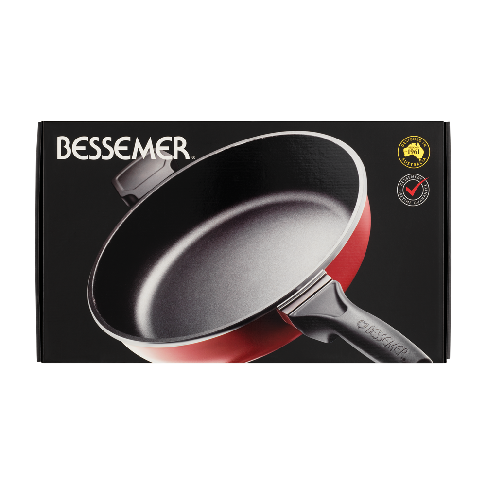 Bessemer Red Multi Frypan 32cm