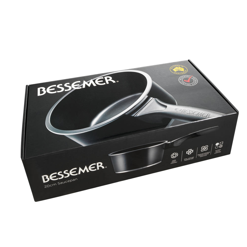 Bessemer Black Saucepan 20cm