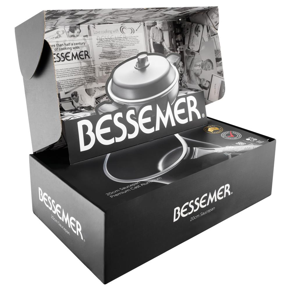 Bessemer Black Saucepan 20cm