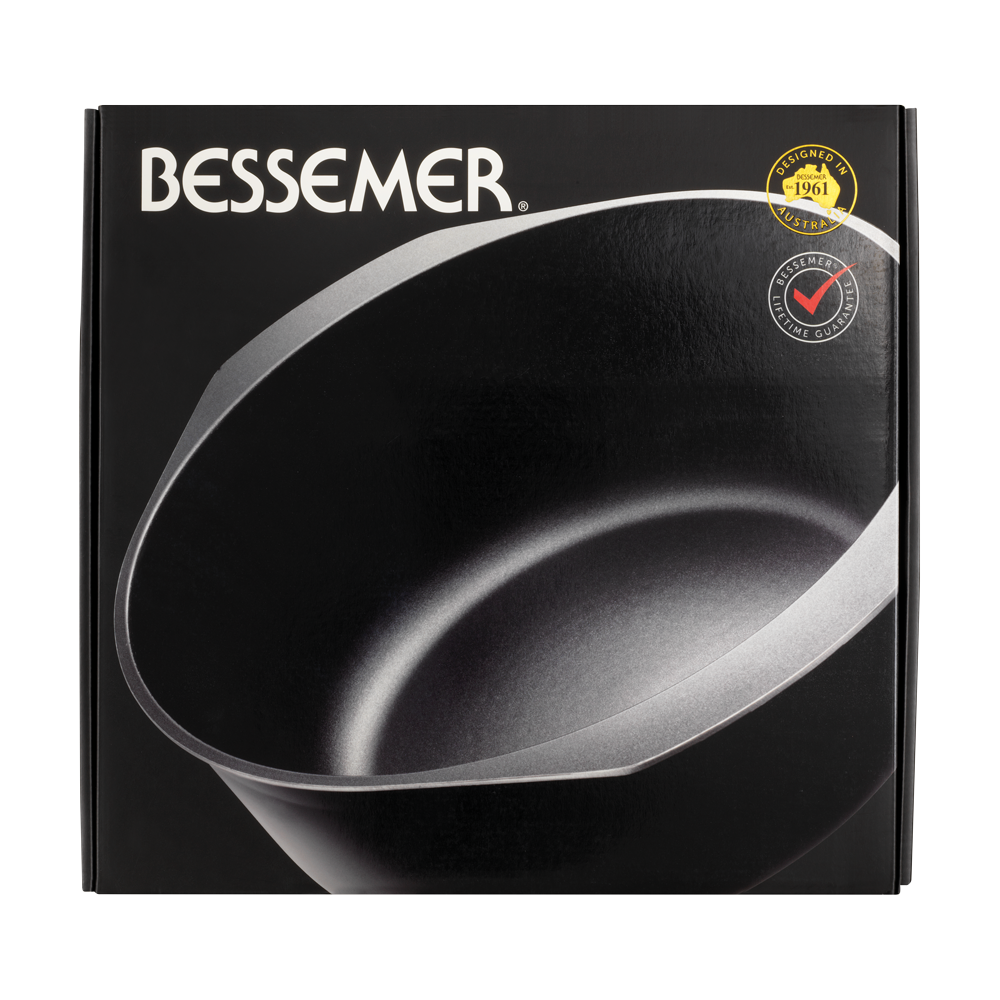 Bessemer Black Casserole 37cm