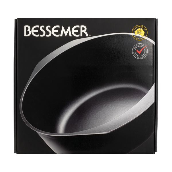 Bessemer Black Casserole 37cm