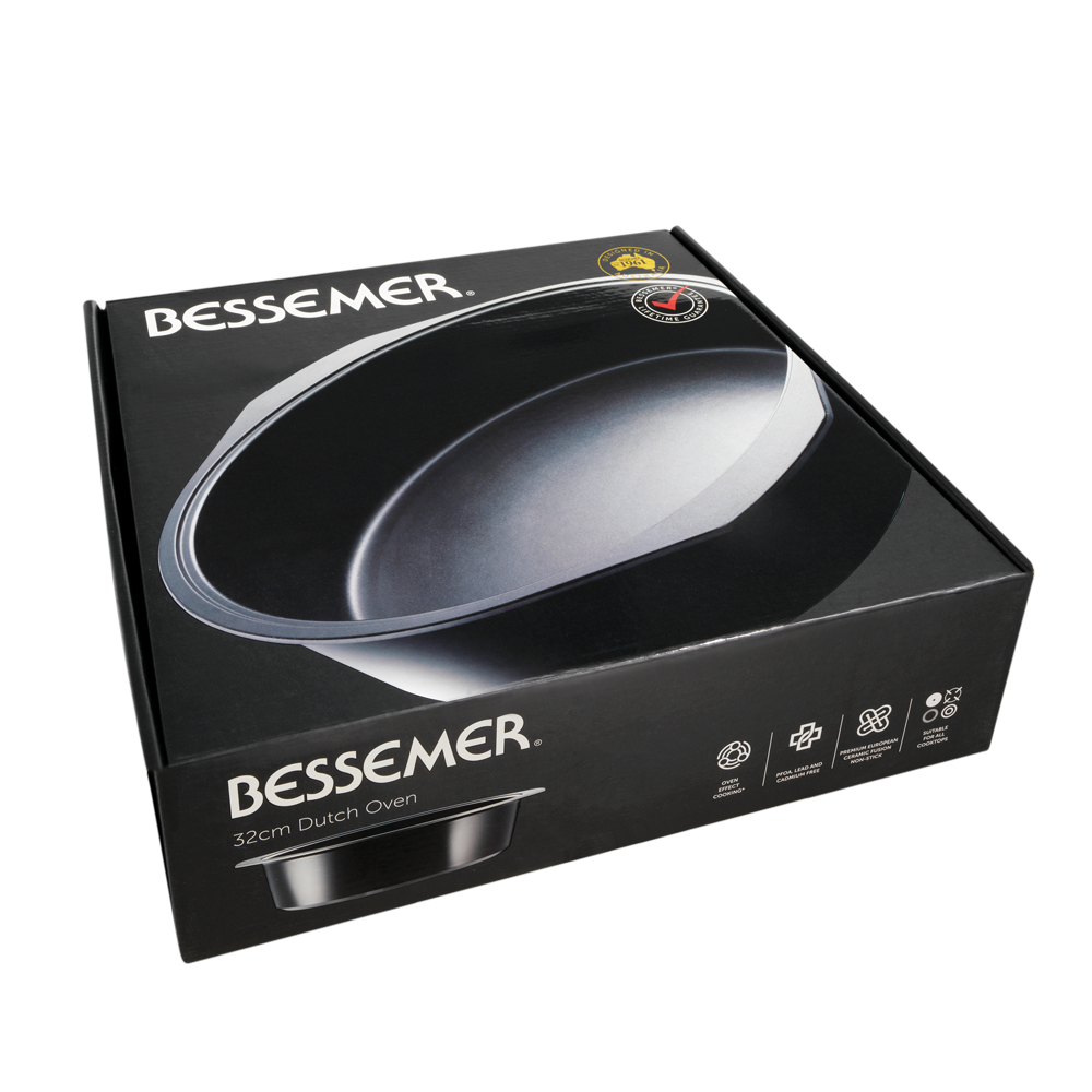 Bessemer Black Dutch Oven 32cm