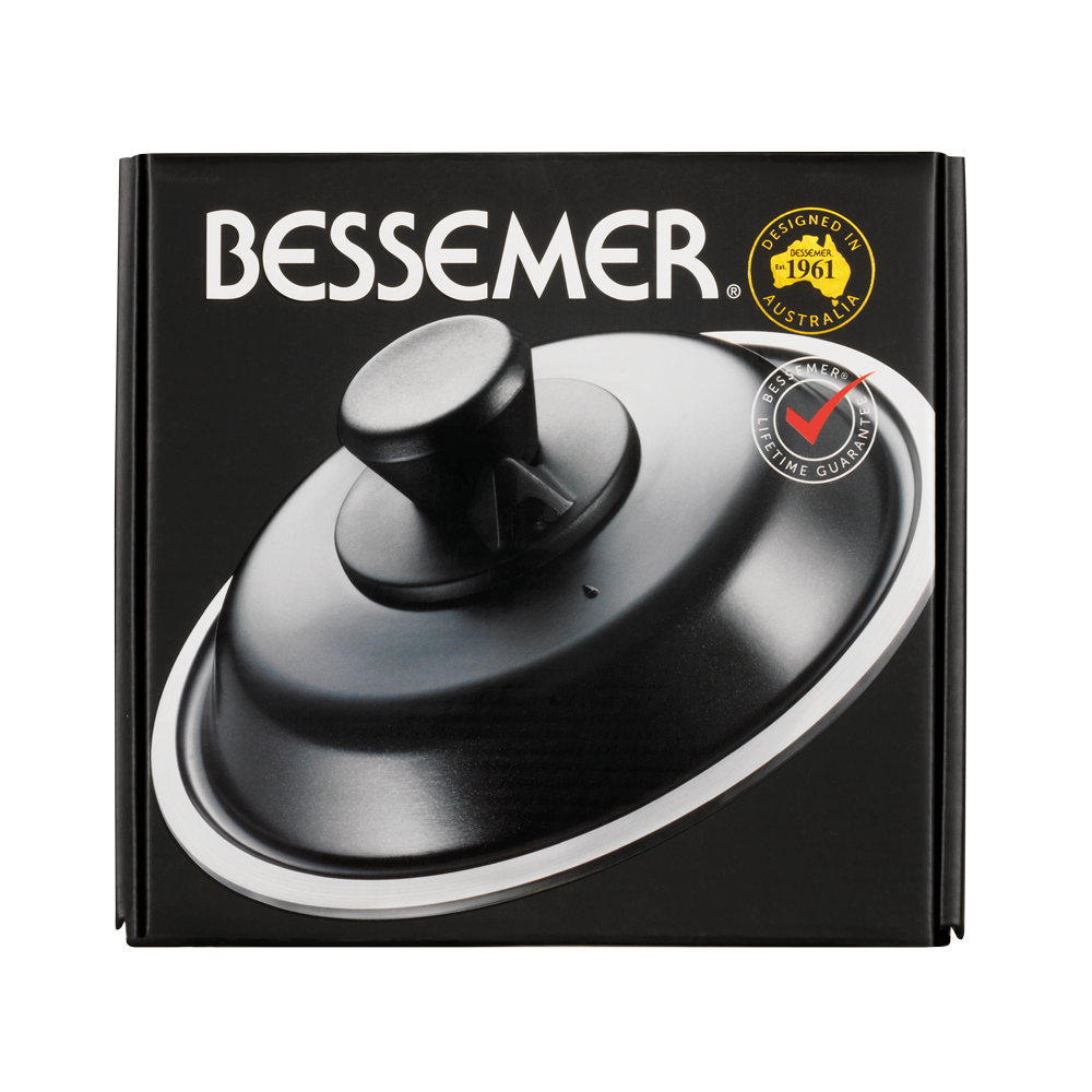 Bessemer Black Universal Lid 18cm
