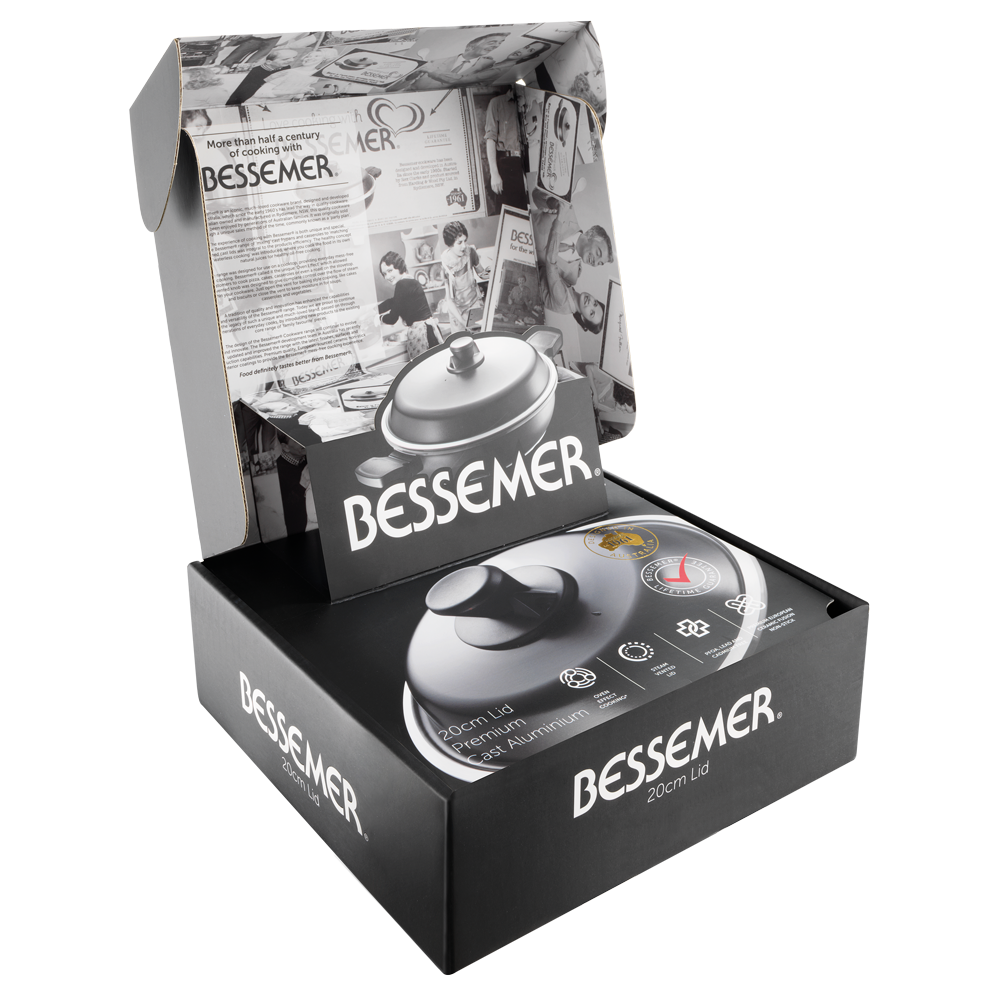 Bessemer Black Universal Lid 20cm