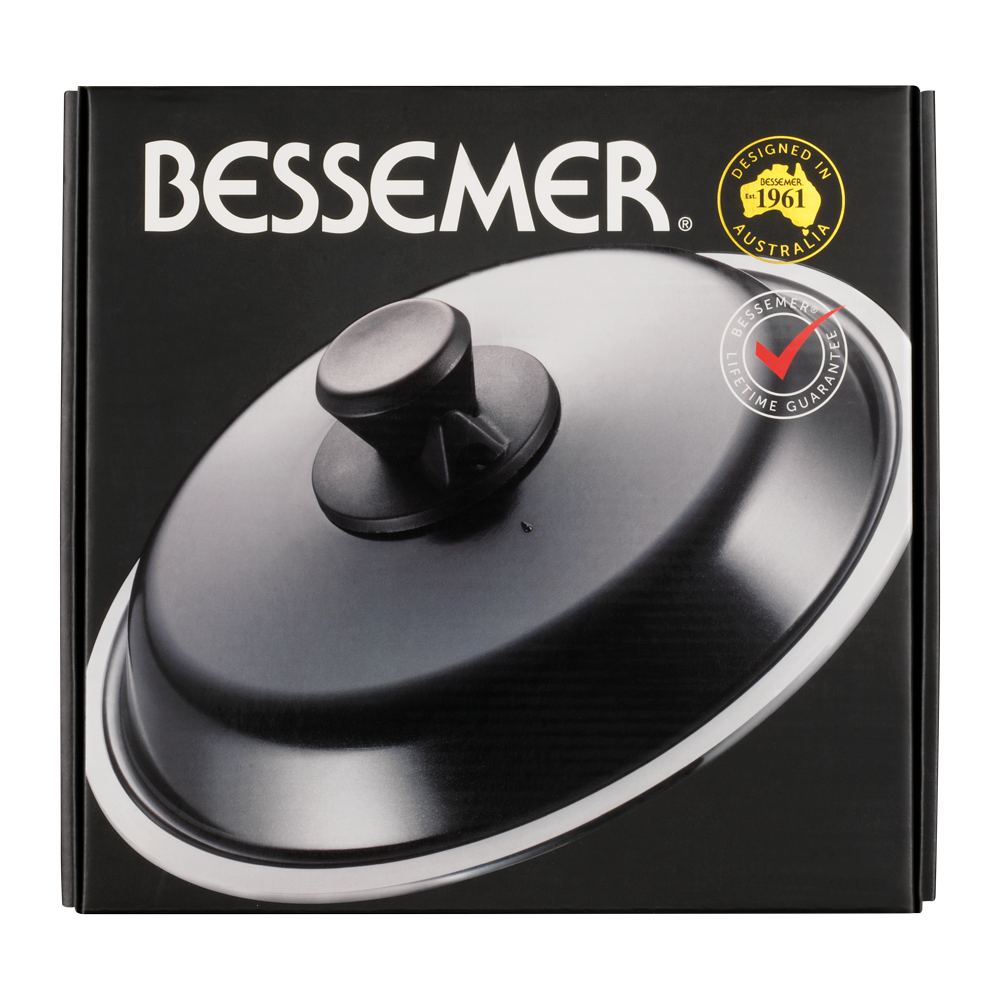 Bessemer Black Universal Lid 24cm