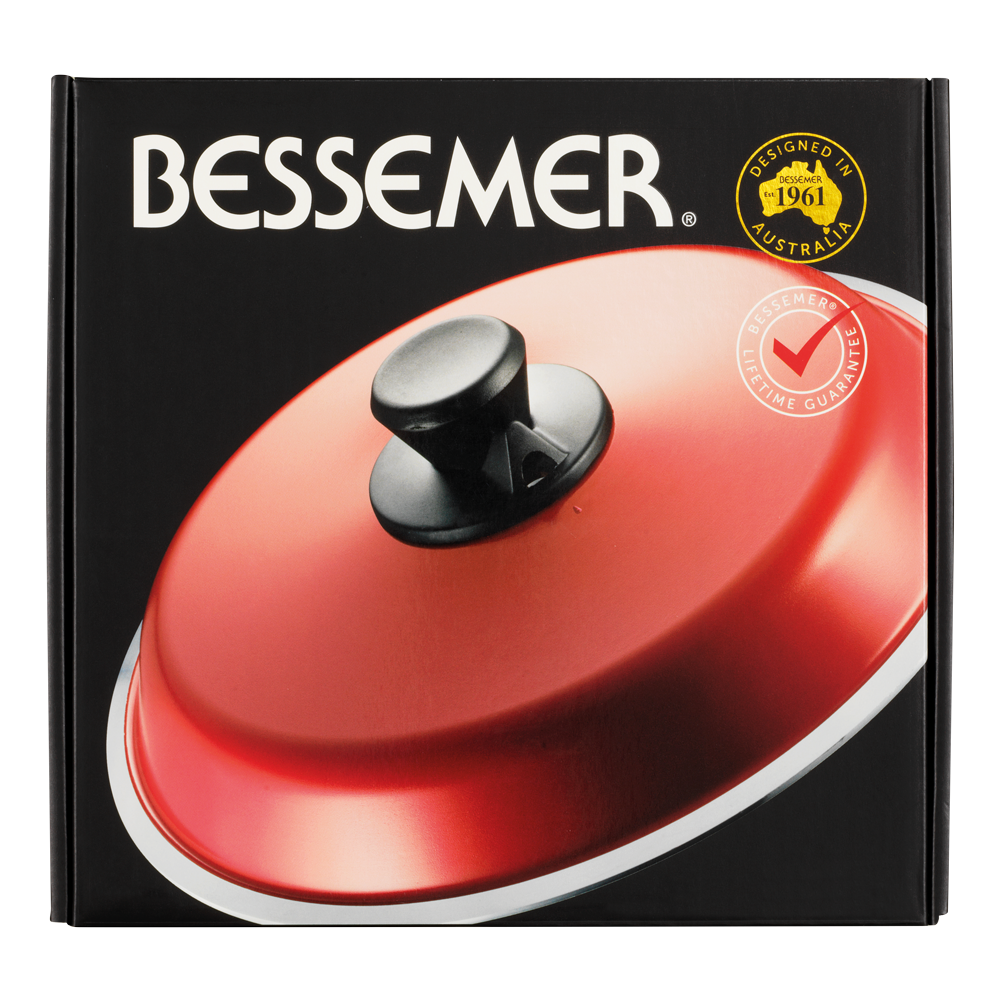 Bessemer Red Universal Lid 28cm