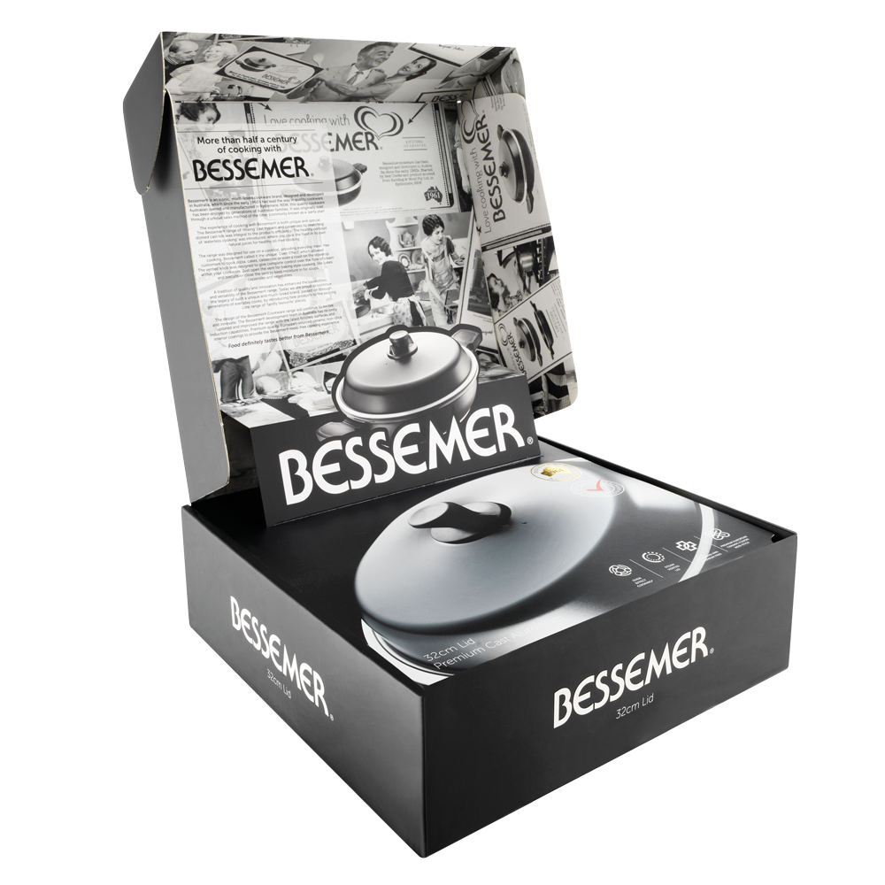 Bessemer Black Universal Lid 32cm