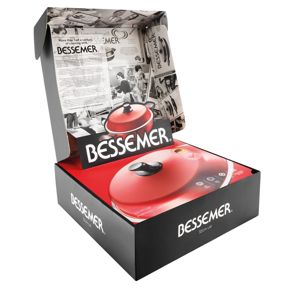 Bessemer Red Universal Lid 32cm