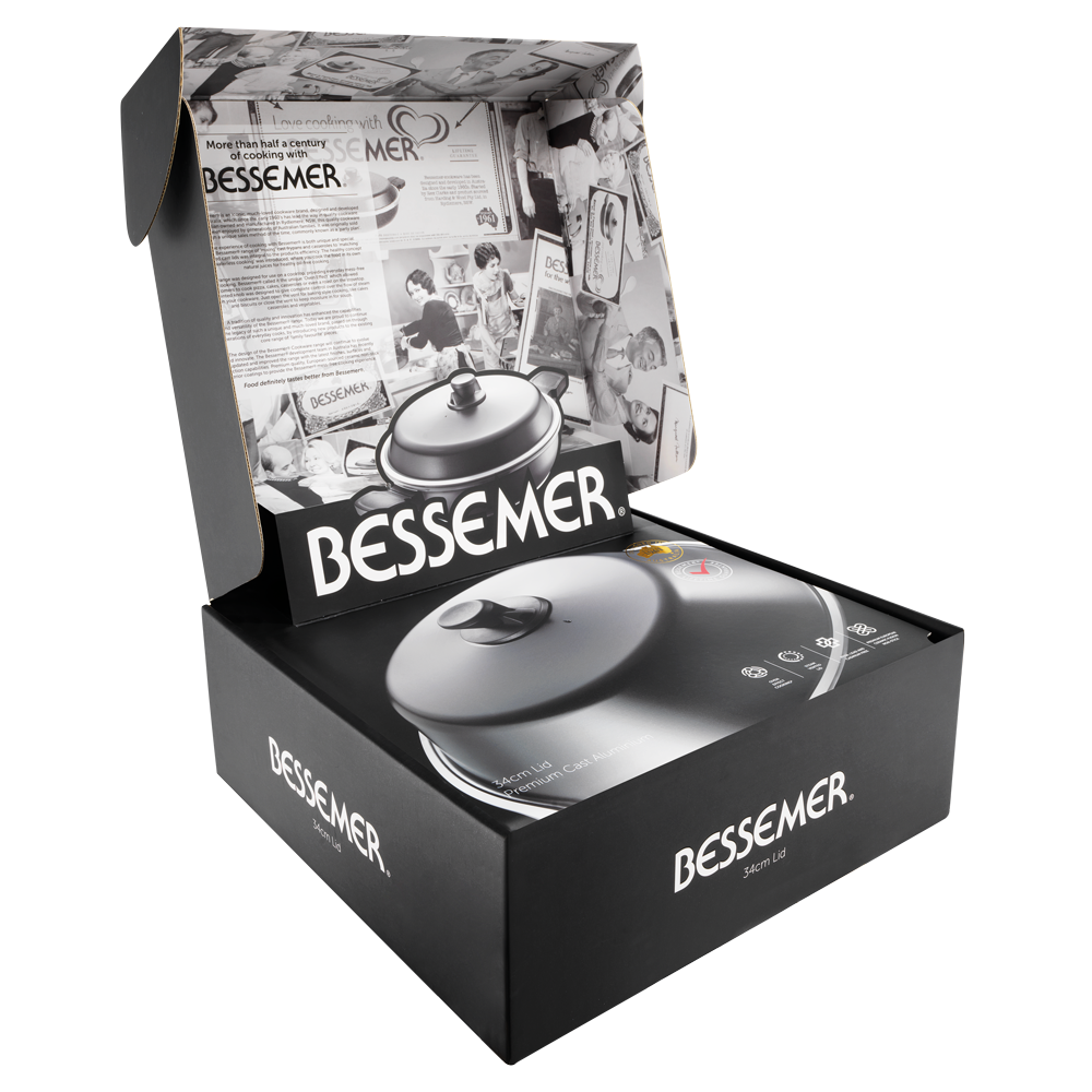 Bessemer Black Universal Lid 34cm