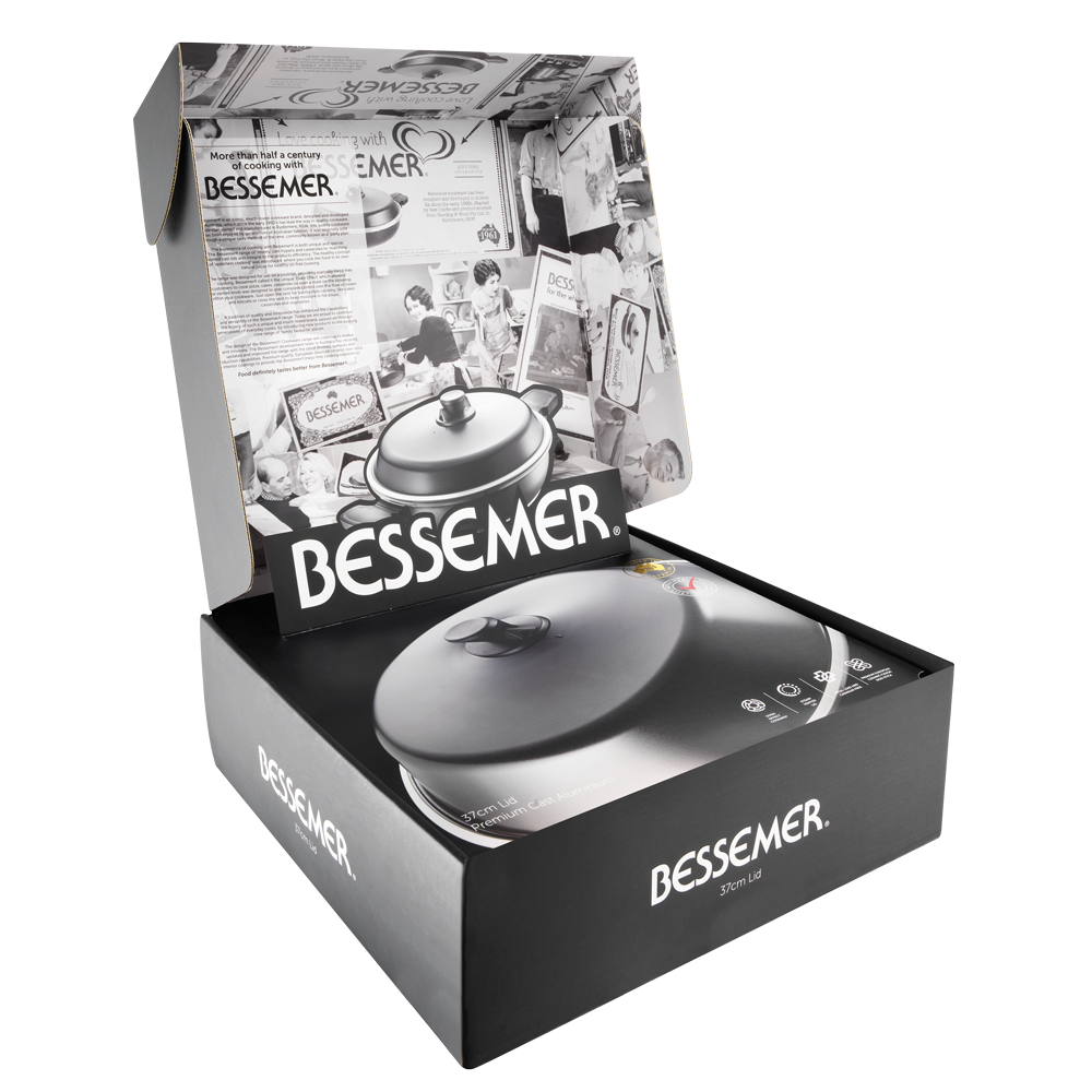 Bessemer Black Universal Lid 37cm