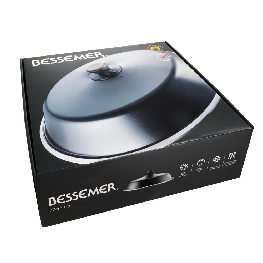 Bessemer Black Universal Lid 37cm