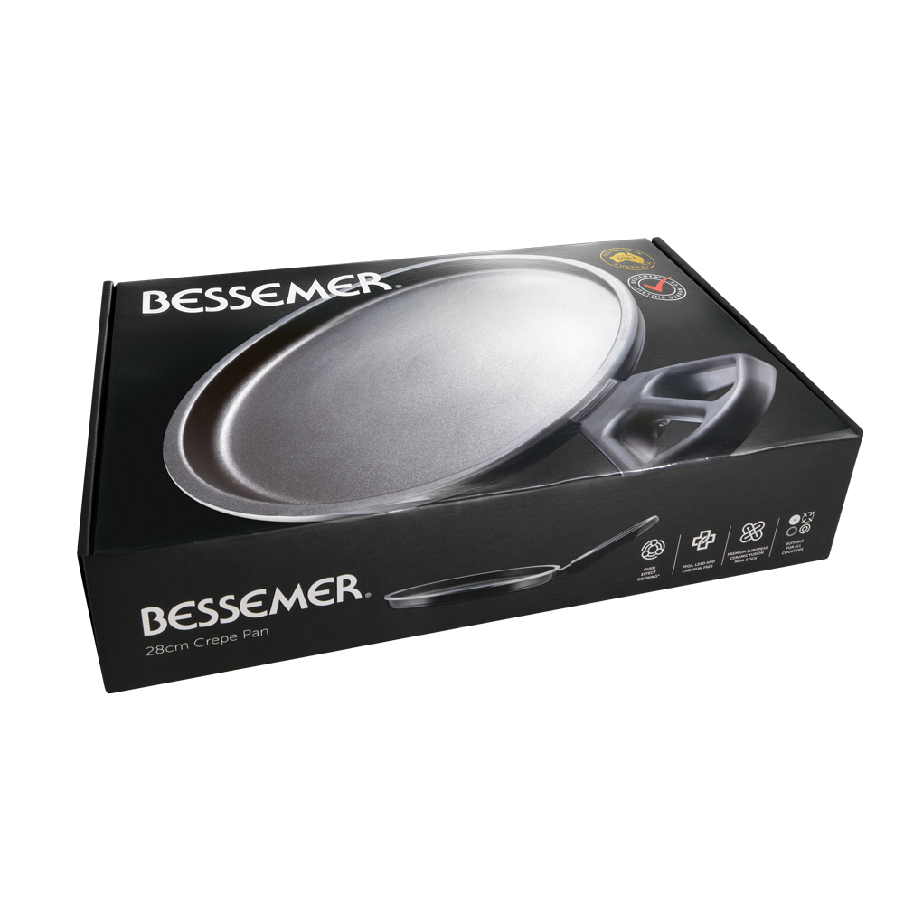 Bessemer Black Crepe Pan 28cm