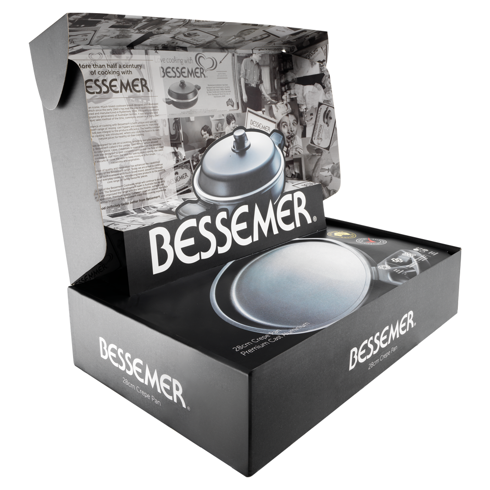 Bessemer Black Crepe Pan 28cm