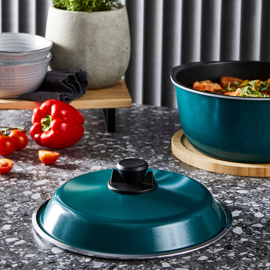 Bessemer Teal Universal Lid 28cm