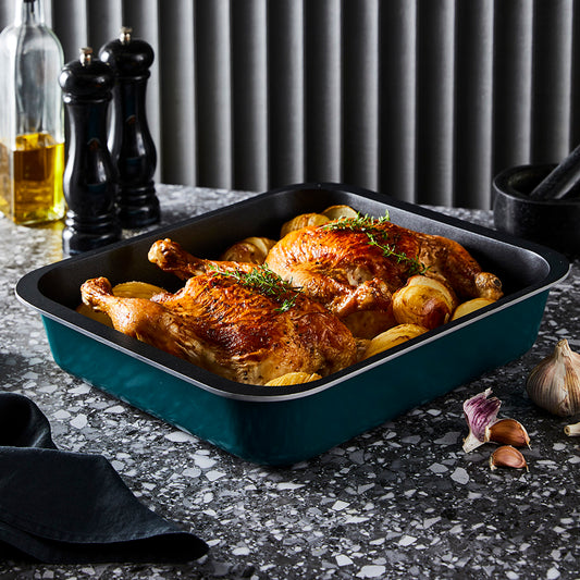 Bessemer Teal Roaster 40cm