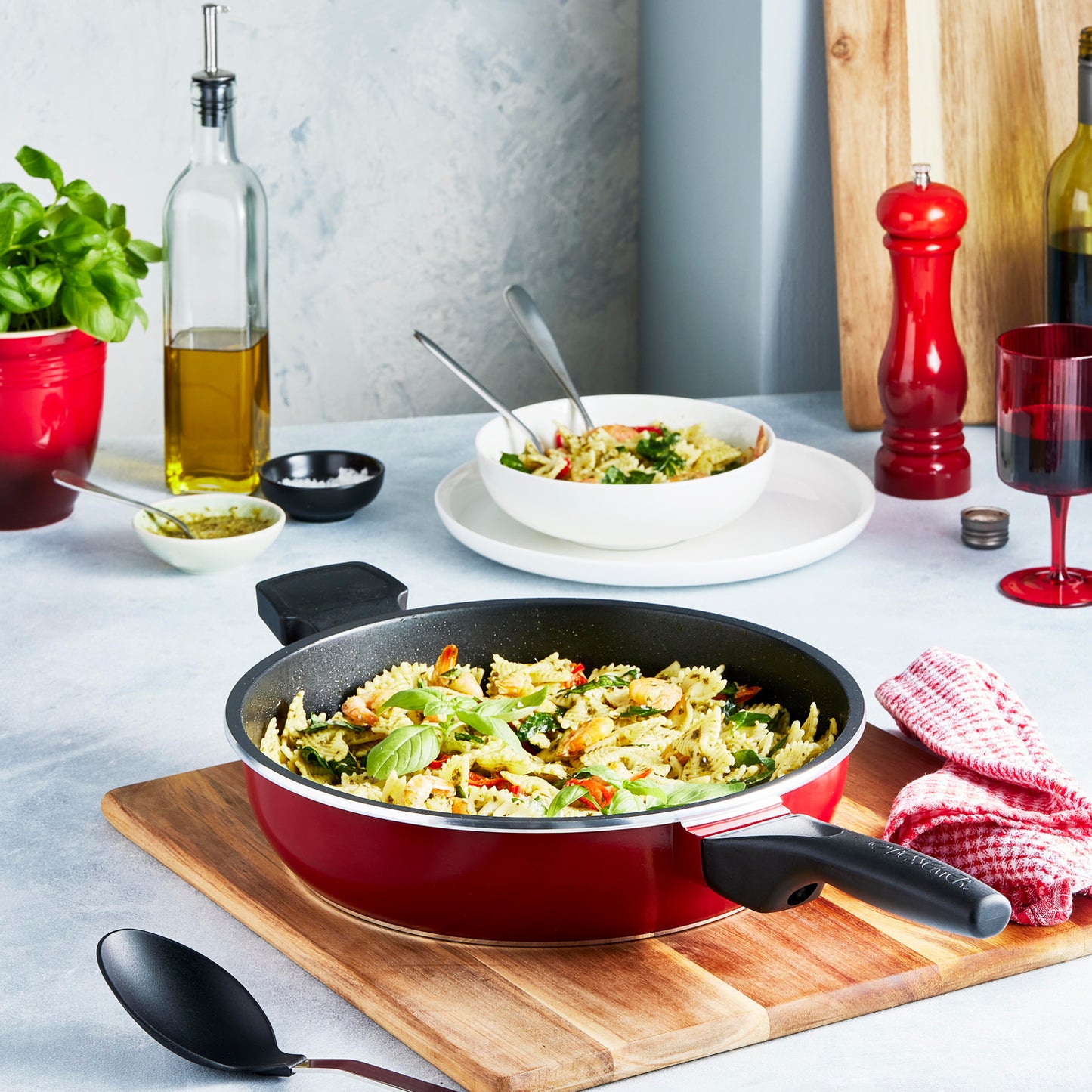 Bessemer Red Multi Frypan 32cm