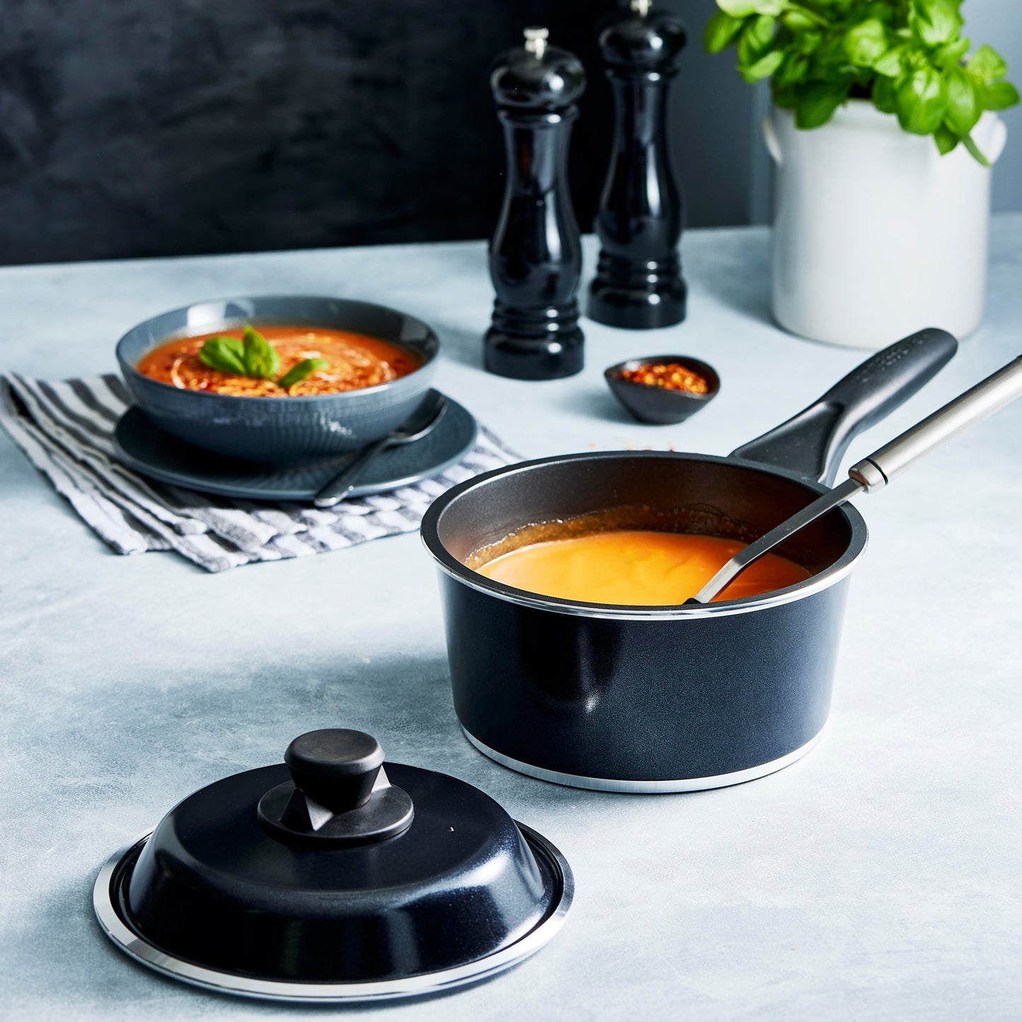 Bessemer Black Saucepan 20cm