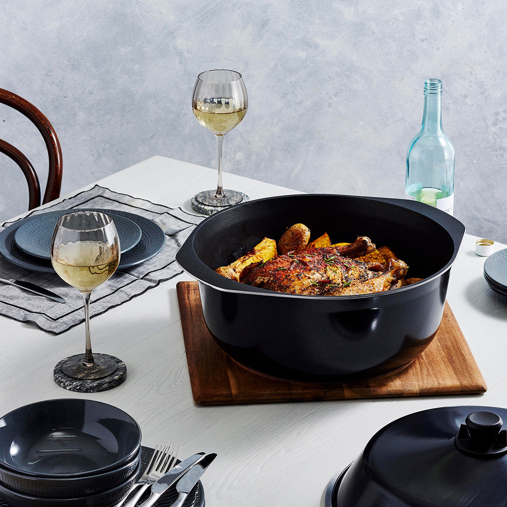 Bessemer Black Casserole 37cm