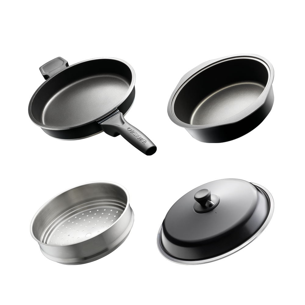 Bessemer 4 Piece Cookware Set 28cm