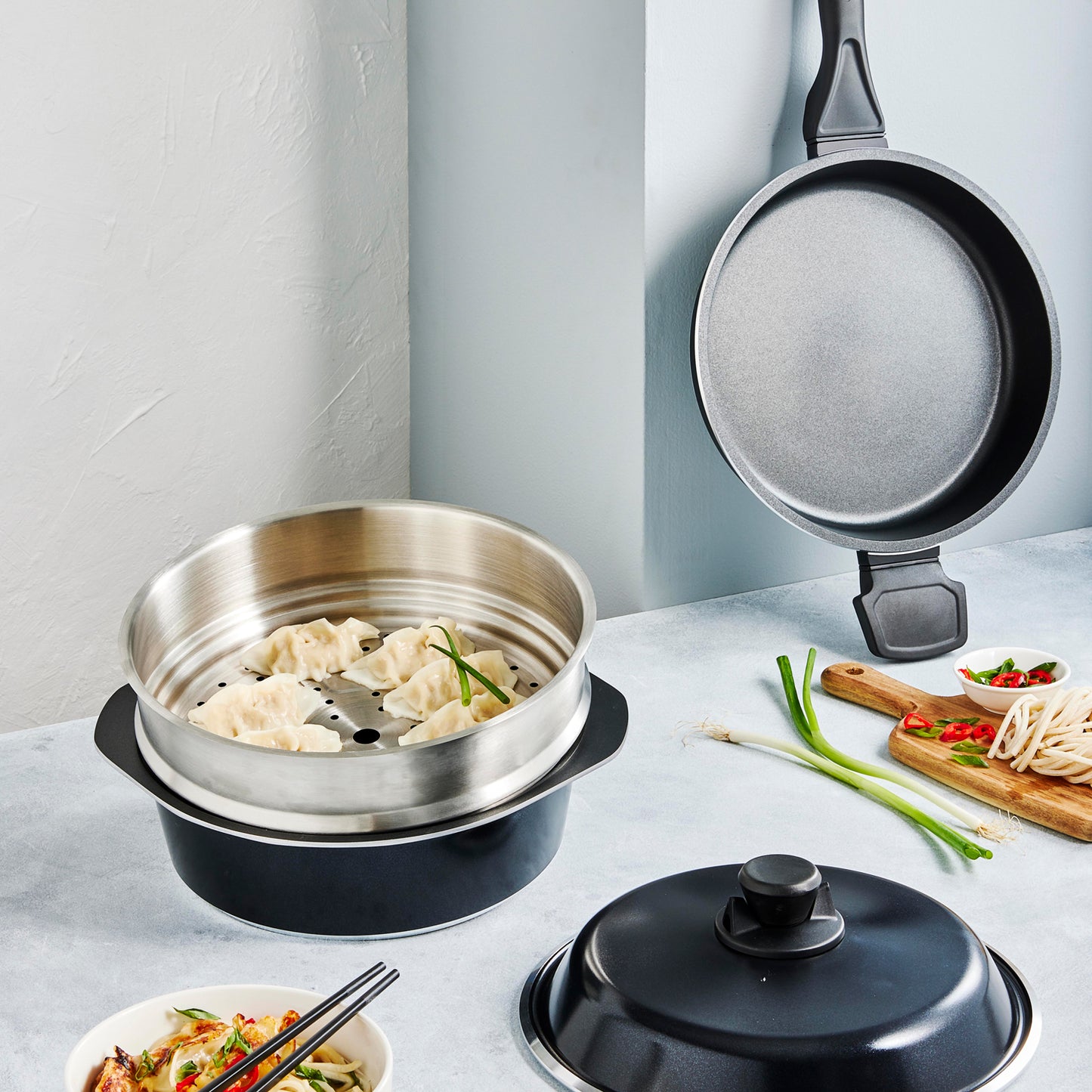 Bessemer 4 Piece Cookware Set 28cm