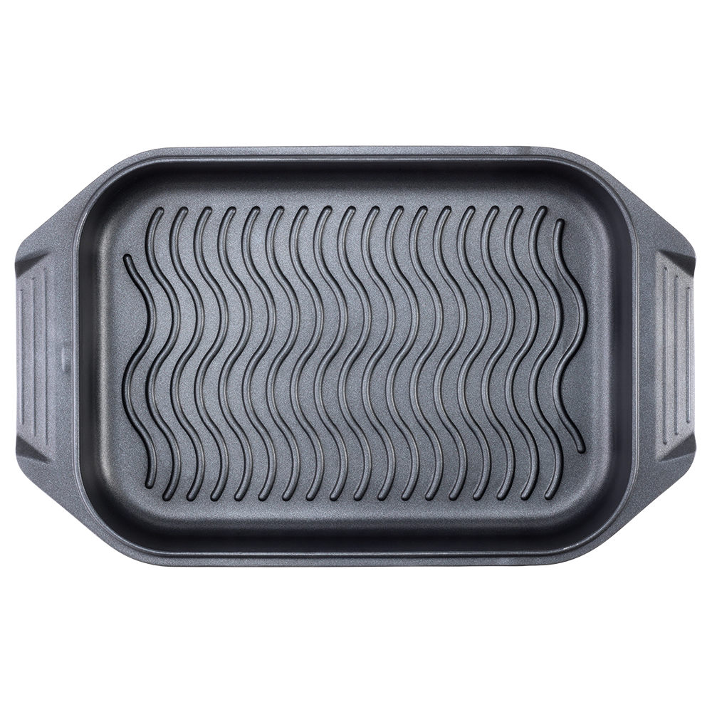 Bessemer Black Non Stick Roaster & Grill 34cm