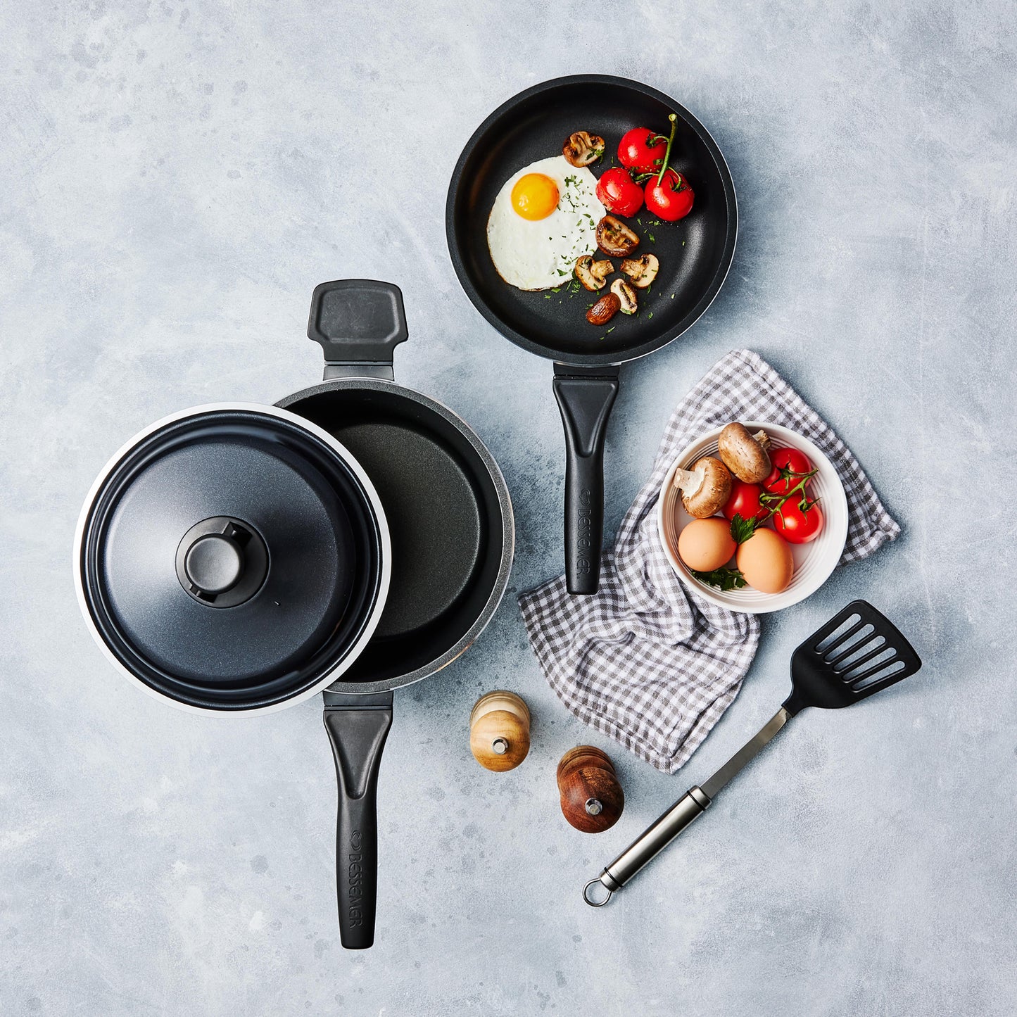 Bessemer 3 Piece Cookware Starter Set 24cm
