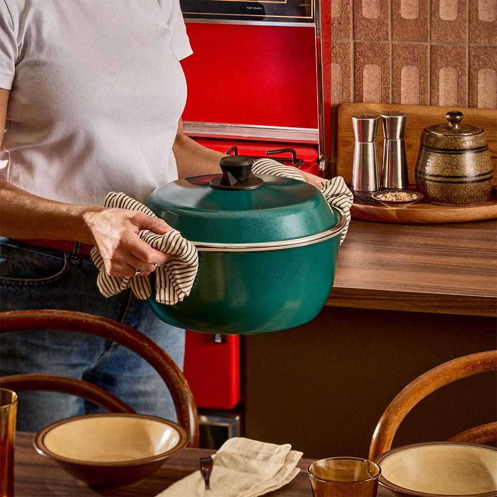 Bessemer Teal Casserole 28cm