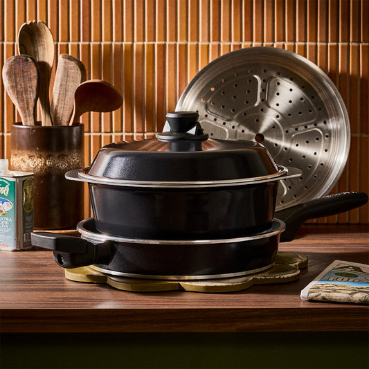 Bessemer 4 Piece Cookware Set 28cm