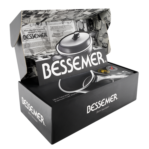 Bessemer Black Saucepan 18cm