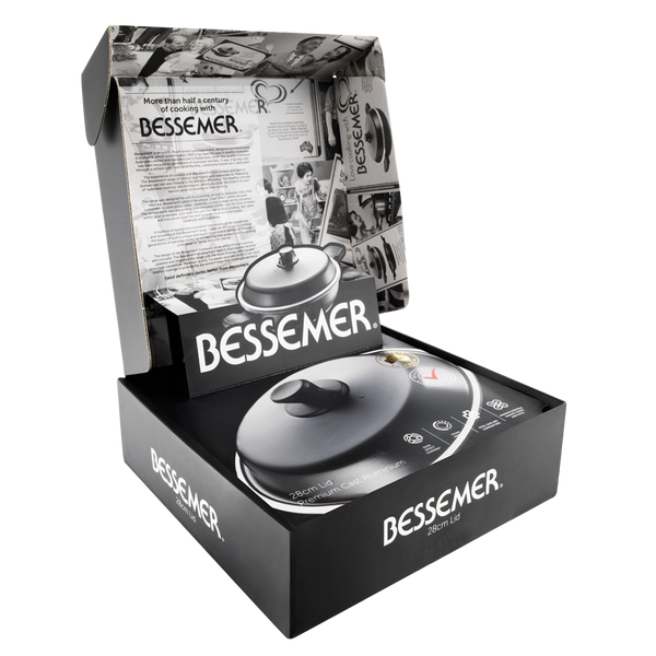 Bessemer Black Universal Lid 28cm